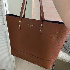 Cole Haan large brown tote